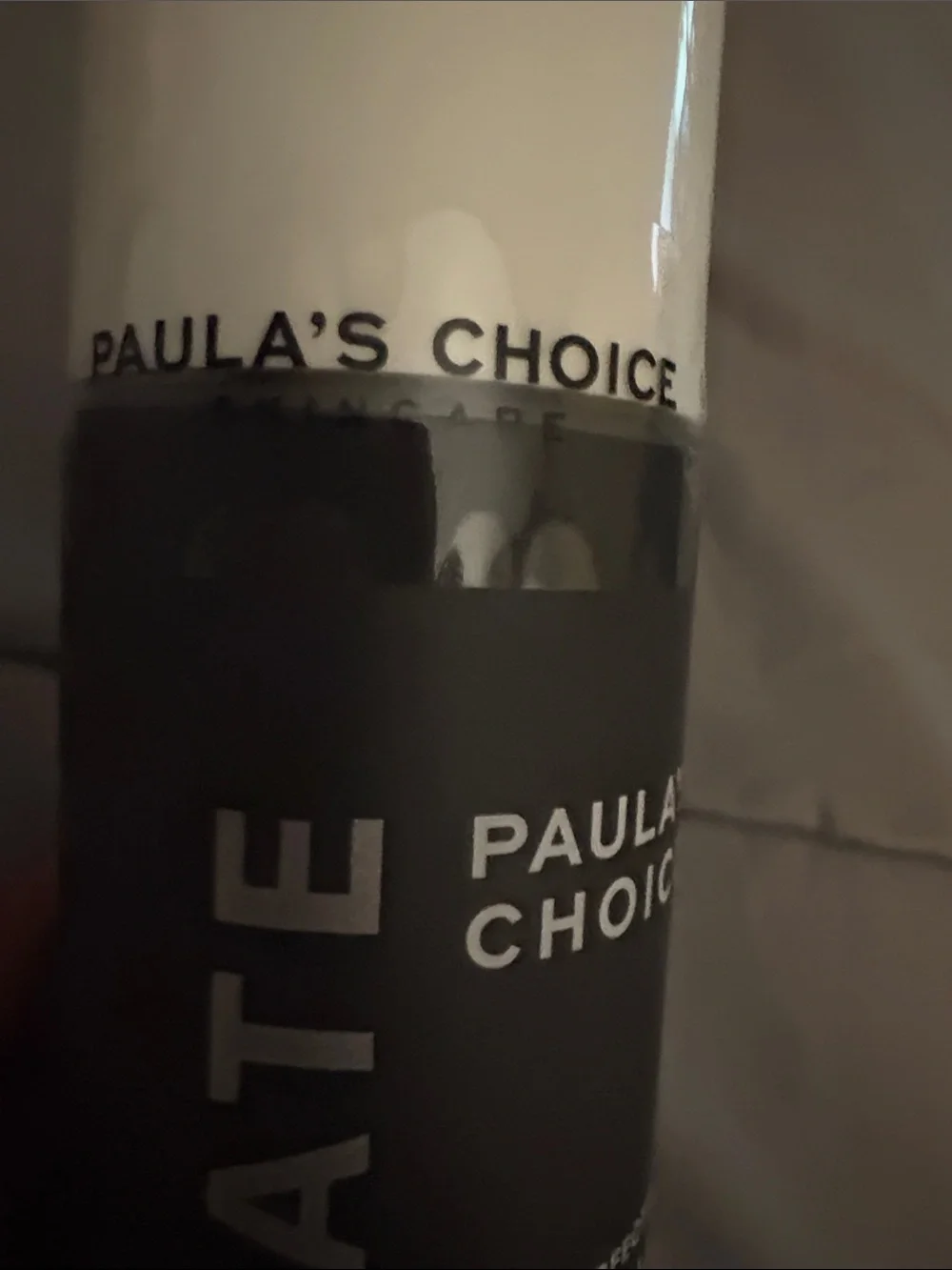 Paula's Choice Black Exfoliant Bottle